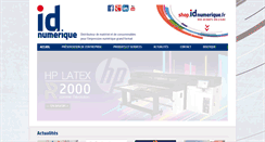 Desktop Screenshot of idnumerique.fr